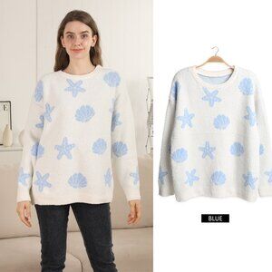 Sea Shells Microfiber Sweater
